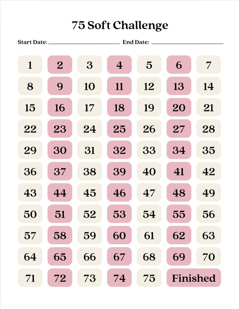 75 Soft Challenge Tracker