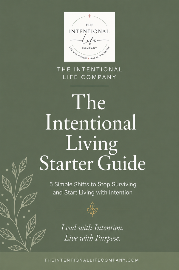 The Intentional Living Starter Guide - **Free**