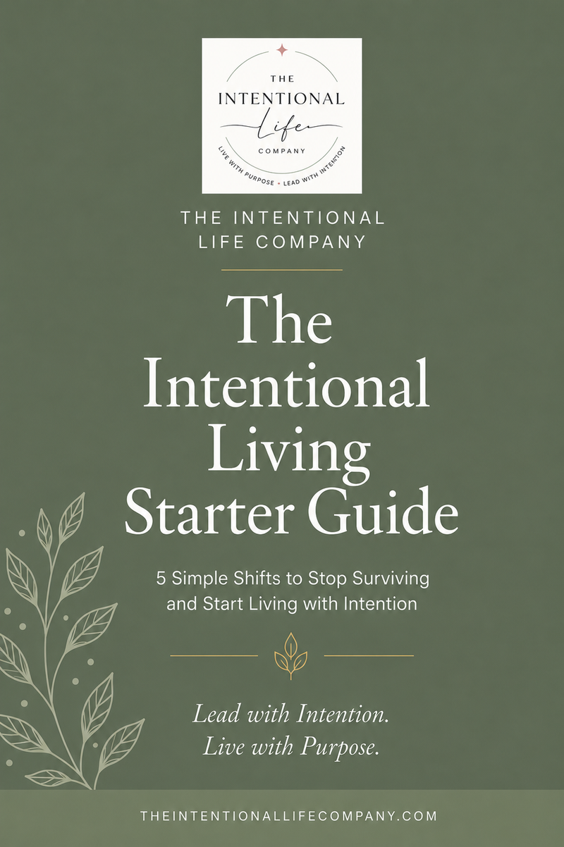 The Intentional Living Starter Guide - **Free**