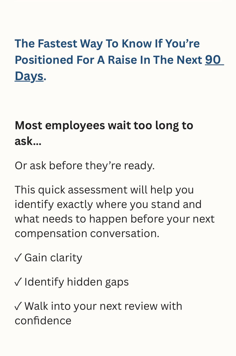 The 5-Minute Raise Readiness Check **FREE**