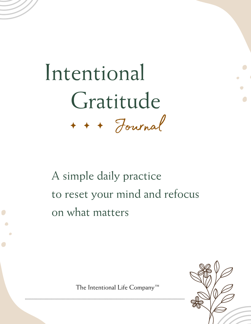 30-Day Intentional Gratitude Reset Journal
