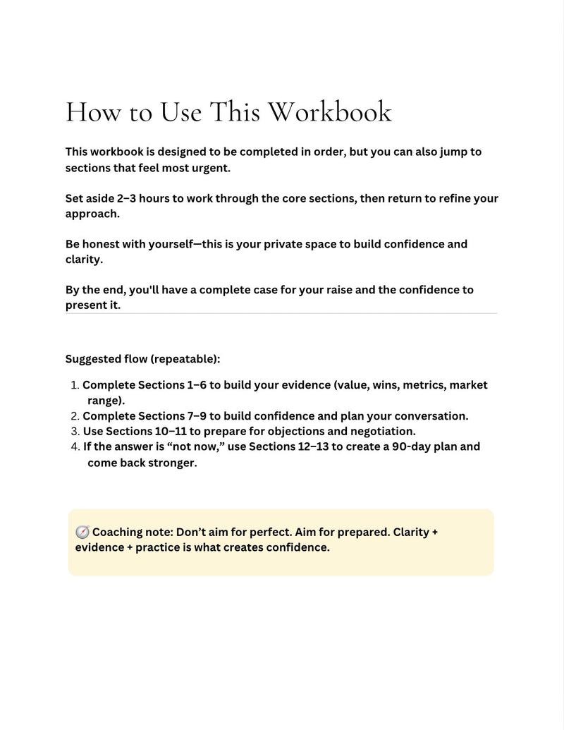 Know Your Worth: The Raise Ready Blueprint